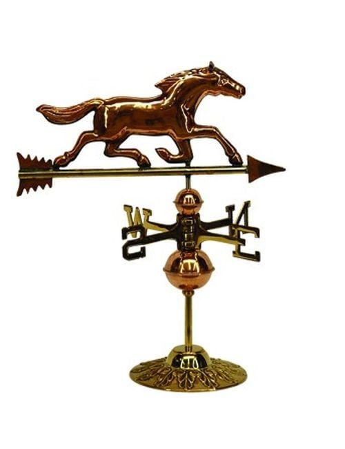 brass horse s 500x650 - Mini Horse Table Weathervane