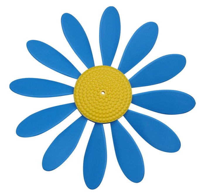 Spinning Happy Daisy Blue - Yellow