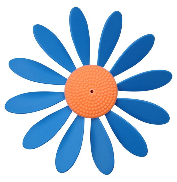 Spinning Happy Daisy Blue - Orange