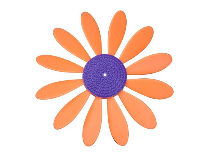 Spinning Happy daisy Orange - Purple