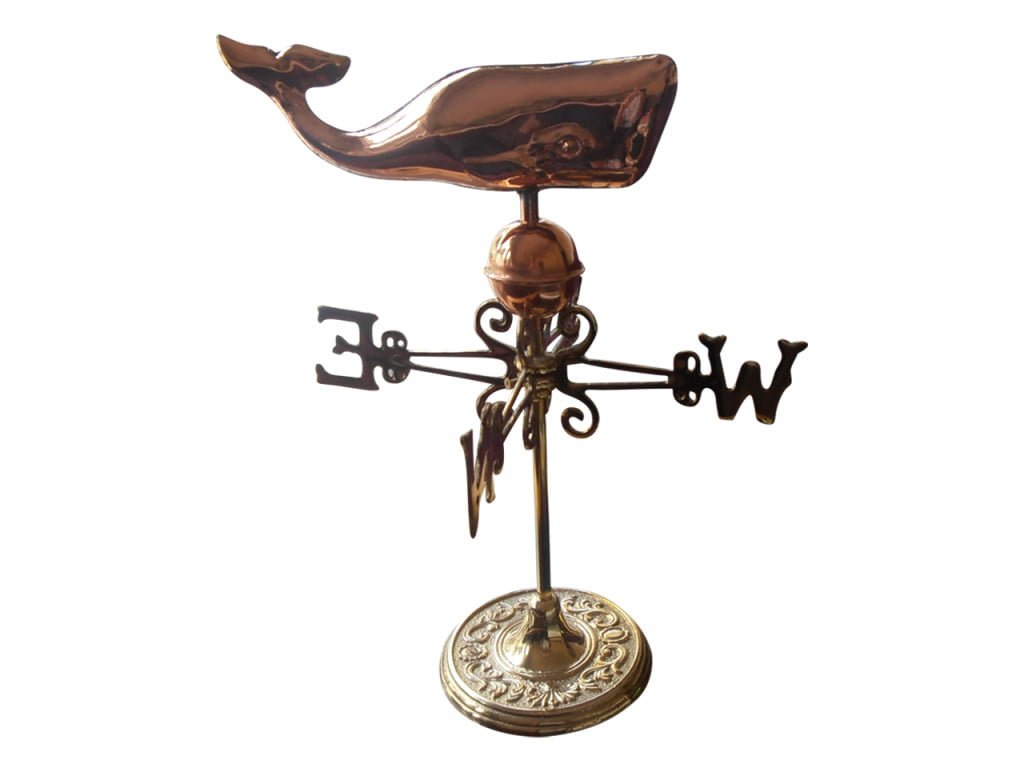 Whale Table Top Weathervane