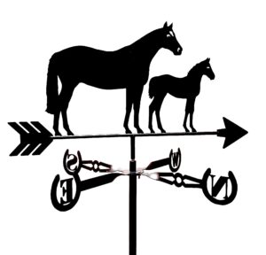 Thoroughbred Mare & Foal Weathervane