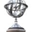armillary globe 66x66 - "Be True" Polished Sun Dial