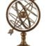 armillary sphere 66x66 - "Classic" Polished Sundial No2