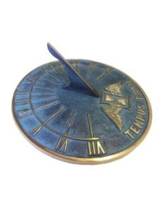 Hourglass Antiqued Sun Dial