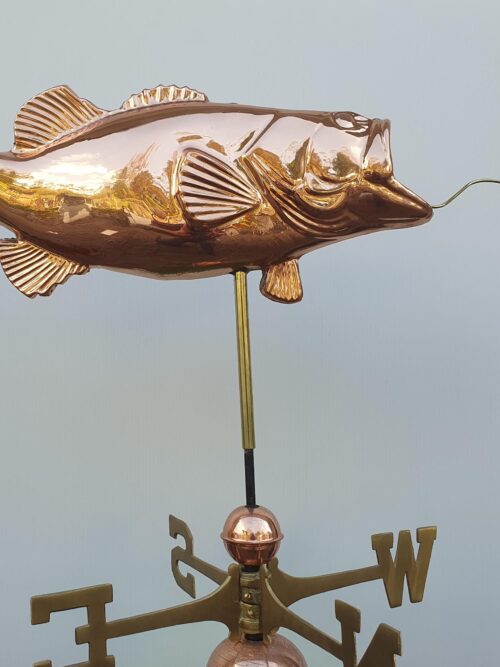 Bass and Lure Weathervane