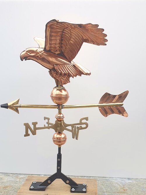 Eagle Polished Copper Weathervane